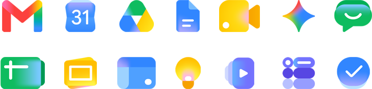 Google Workspace all icons